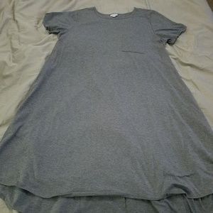 Gray LuLaRoe Carly Swing Dress